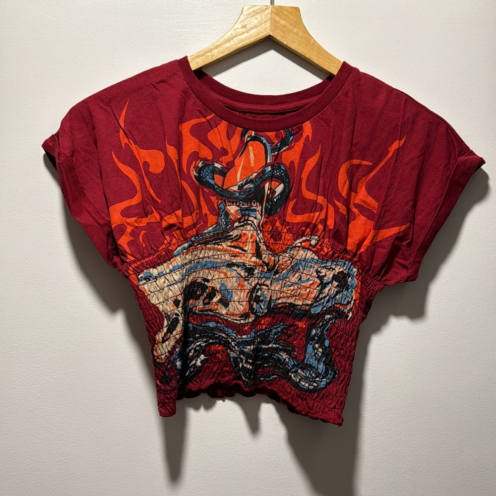 Urban Outfitters Short Sleeve Crop Top